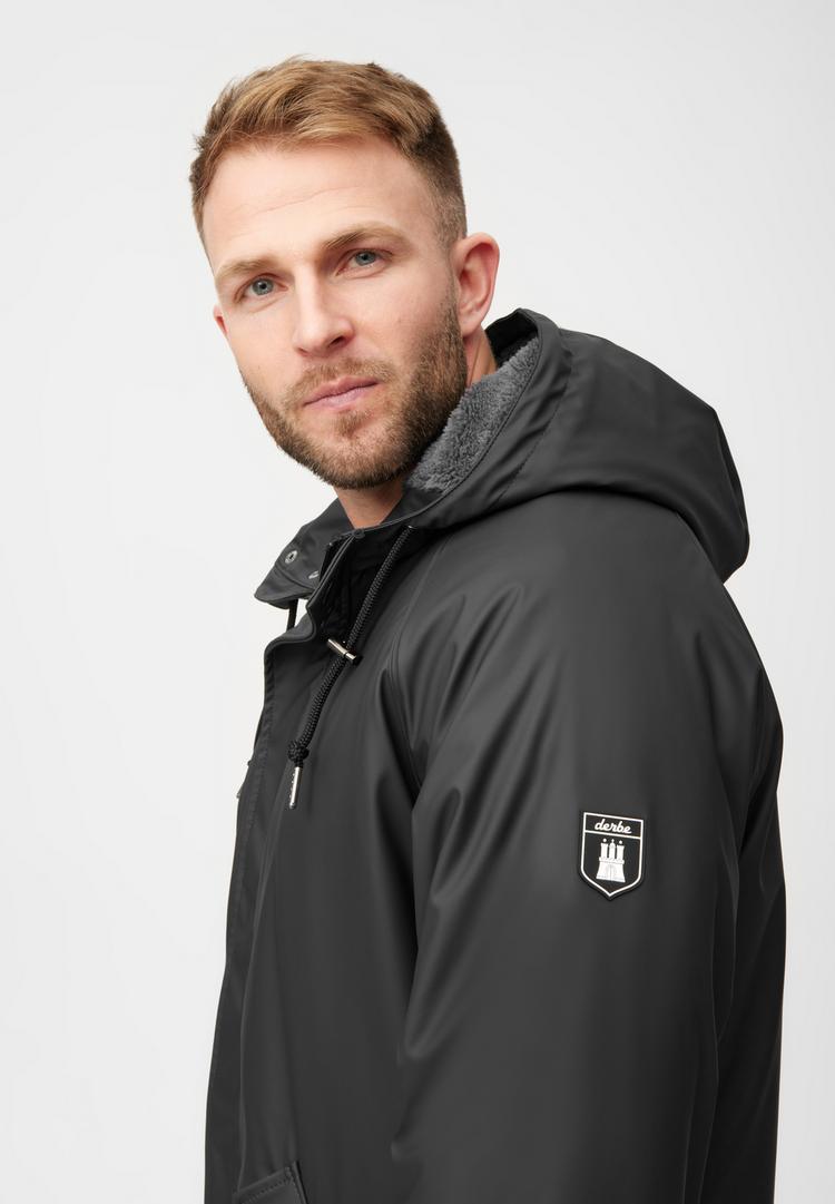 Derbe Derbe Trekholm Winterjacke Herren - jet black/lava smoke - 0 | SportScheck