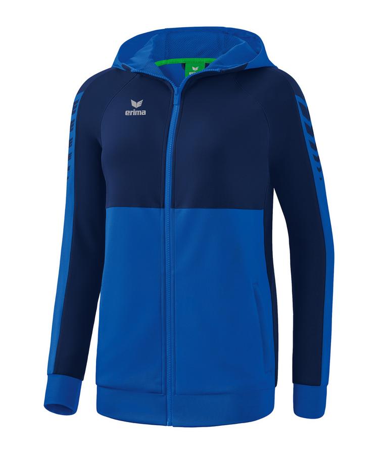 Erima Erima Six Wings Kapuzenjacke Damen Trainingsjacke Damen - blaublau - 0 | SportScheck