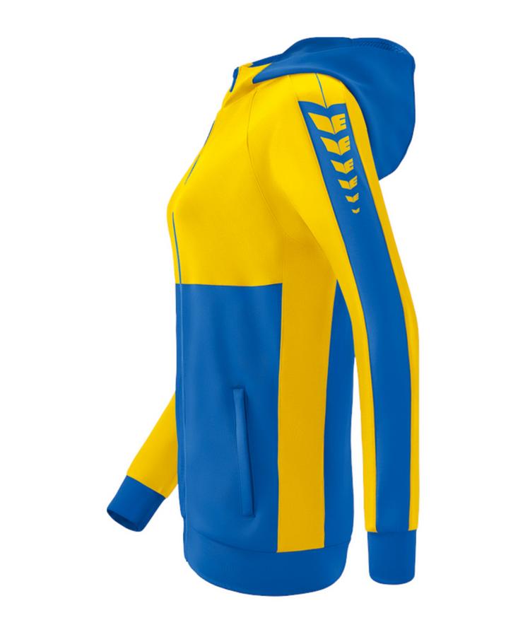 Erima Erima Six Wings Kapuzenjacke Damen Trainingsjacke Damen - blau - 0 | SportScheck