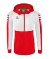 Erima Six Wings Kapuzenjacke Damen Trainingsjacke Damen - rot