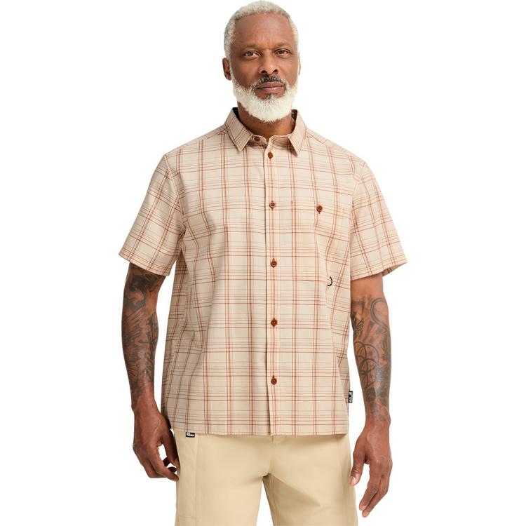 Jack Wolfskin Jack Wolfskin HOT TRAIL SHIRT M Kurzarmhemd Herren - CHECK autumn leaves - 0 | SportScheck