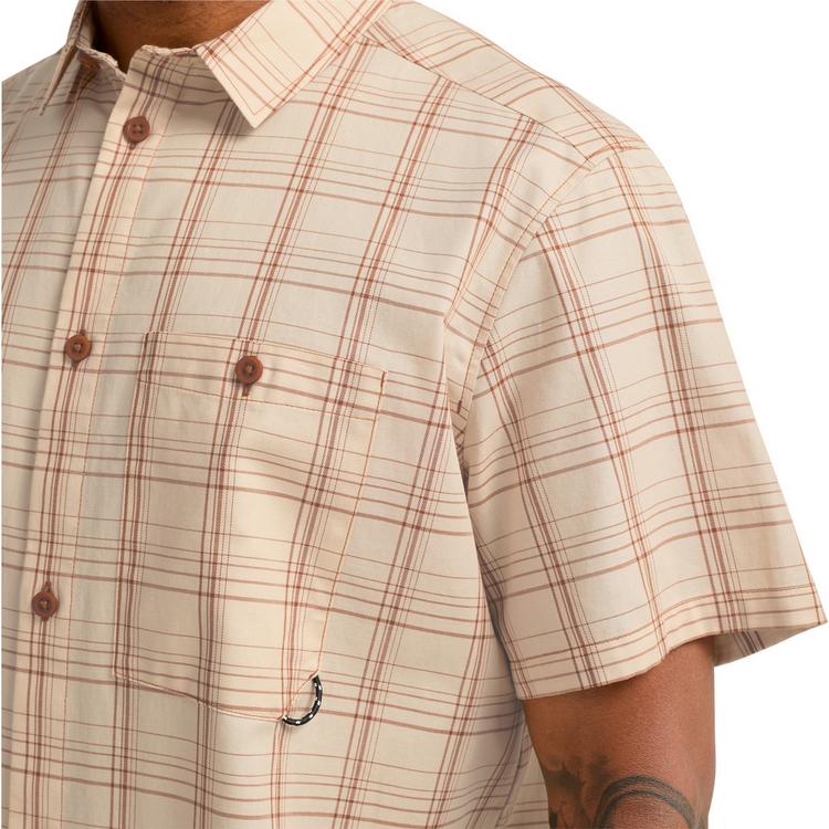 Jack Wolfskin Jack Wolfskin HOT TRAIL SHIRT M Kurzarmhemd Herren - CHECK autumn leaves - 0 | SportScheck