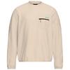 Jack Wolfskin FIND THE WILD CREWNECK M Fleecepullover Herren - oyster