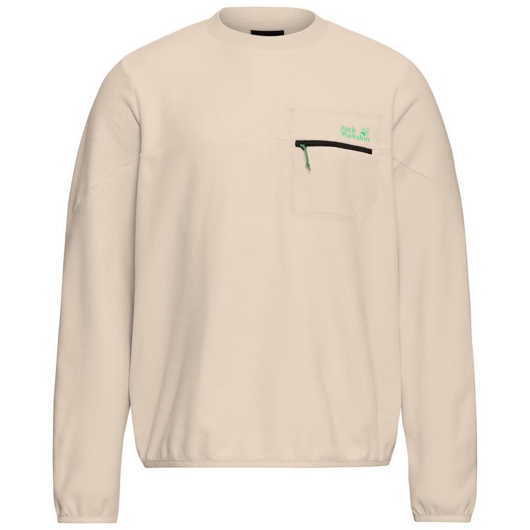 Jack Wolfskin Jack Wolfskin FIND THE WILD CREWNECK M Fleecepullover Herren - oyster - 0 | SportScheck