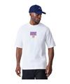 New Era Location Oversized T-Shirt Wei&szlig; T-Shirt Herren - weiss