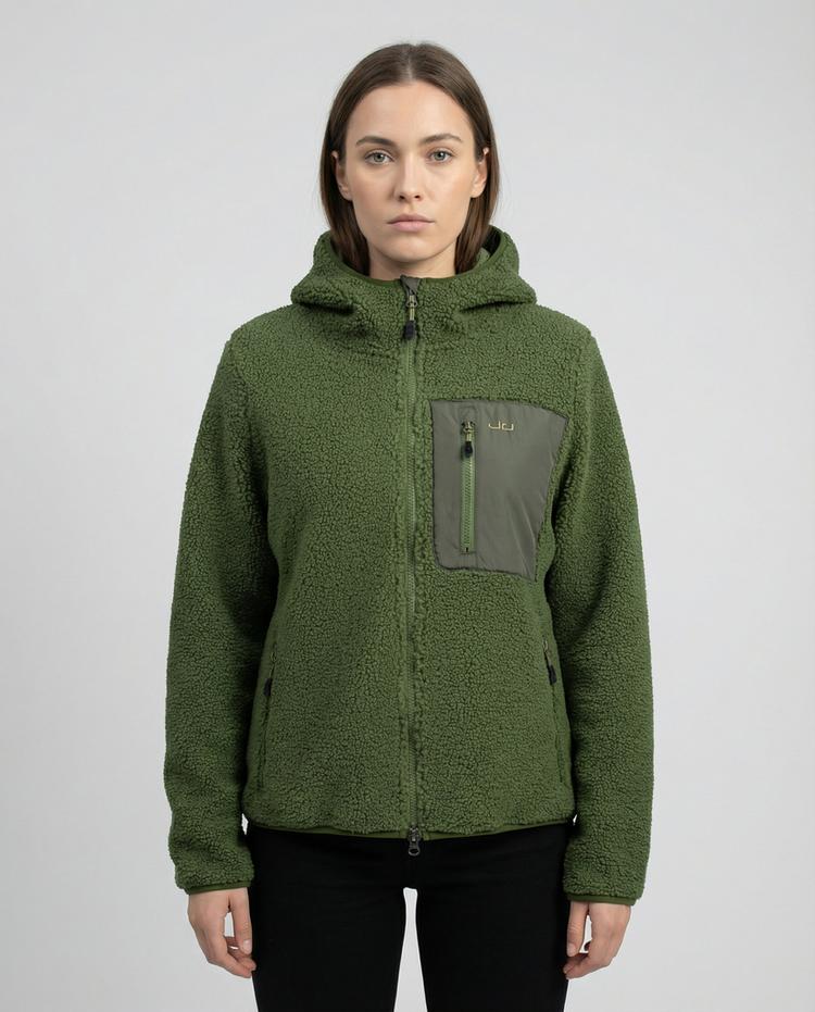 Jeff Green Jeff Green Rauni Fleecejacke Damen - Dusky Green - 0 | SportScheck