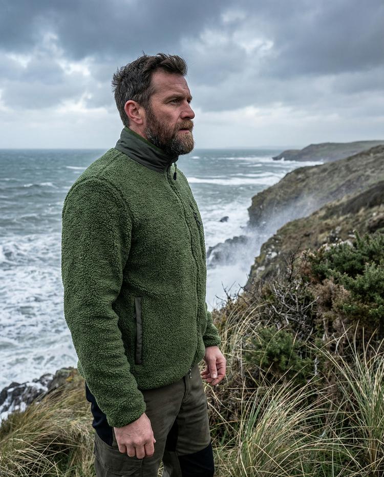 Jeff Green Jeff Green Armas Fleecejacke Herren - Dusky Green - 3 | SportScheck