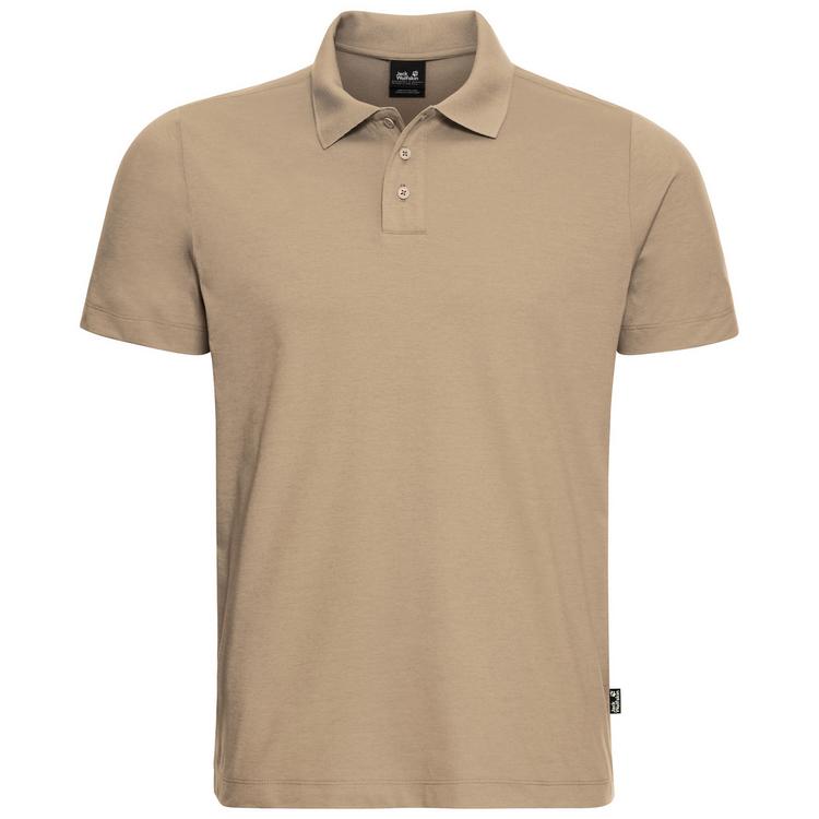 Jack Wolfskin Jack Wolfskin TRAVEL POLO M Poloshirt Herren - hazel wood - 0 | SportScheck
