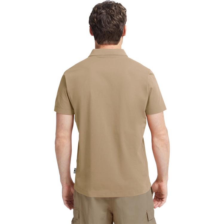 Jack Wolfskin Jack Wolfskin TRAVEL POLO M Poloshirt Herren - hazel wood - 1 | SportScheck