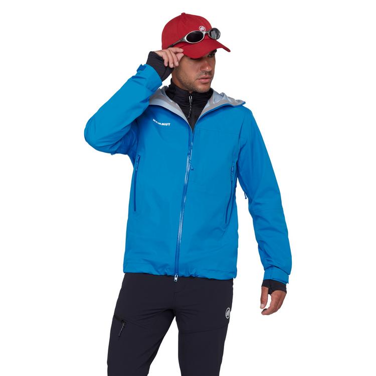 Mammut Mammut Alto Guide HS Hooded Hardshelljacke Herren - glacier blue - 0 | SportScheck