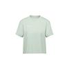 Mammut Mammut Cropped Mini Logo T-Shirt Damen - silver sage