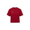 Mammut Mammut Cropped Mini Logo T-Shirt Damen - dark mammut red