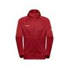 Mammut Crag ML Hooded Fleecejacke Herren - dark mammut red