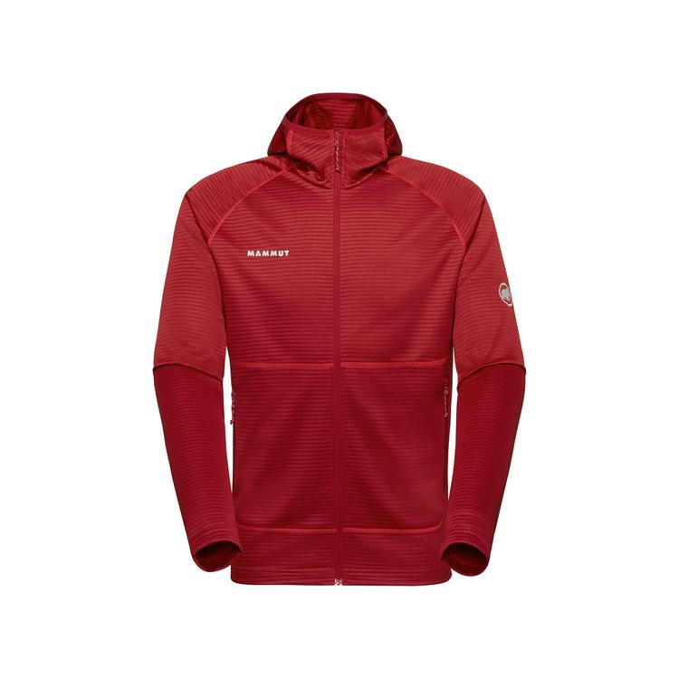 Mammut Mammut Crag ML Hooded Fleecejacke Herren - dark mammut red - 0 | SportScheck