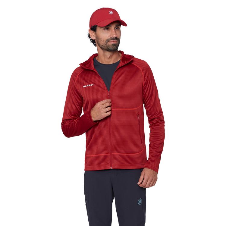 Mammut Mammut Crag ML Hooded Fleecejacke Herren - dark mammut red - 0 | SportScheck