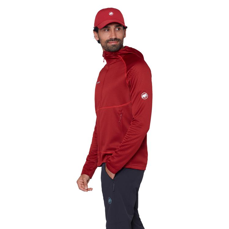 Mammut Mammut Crag ML Hooded Fleecejacke Herren - dark mammut red - 2 | SportScheck