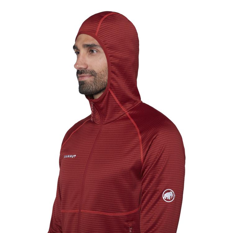 Mammut Mammut Crag ML Hooded Fleecejacke Herren - dark mammut red - 1 | SportScheck