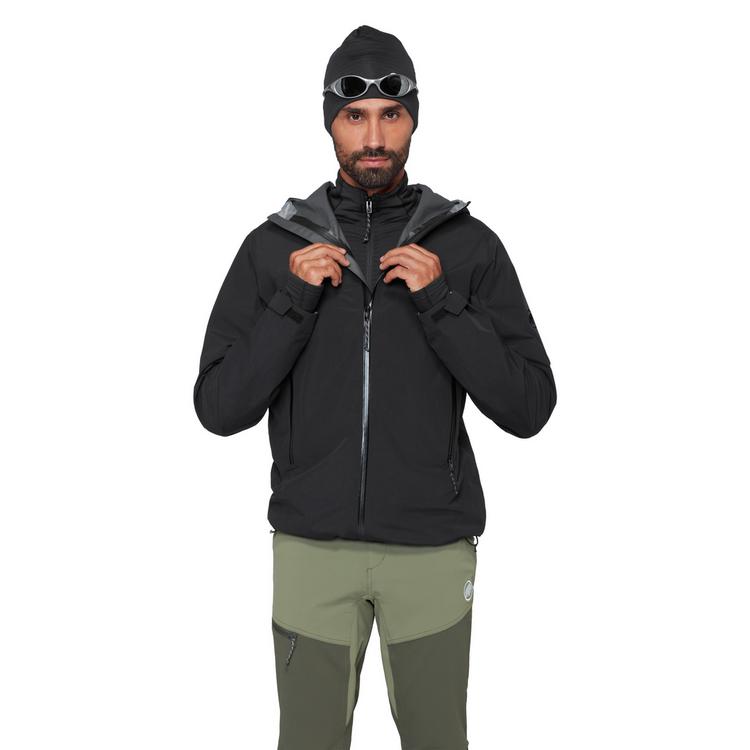 Mammut Mammut Crag HS Hooded Hardshelljacke Herren - black - 0 | SportScheck