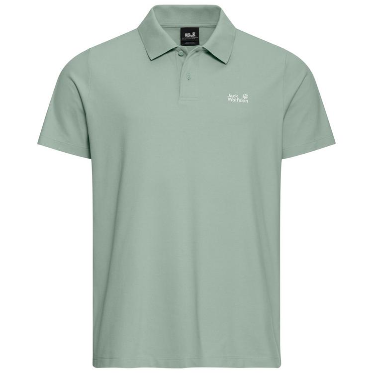 Jack Wolfskin Jack Wolfskin ESSENTIAL POLO M Poloshirt Herren - green zinnia - 0 | SportScheck