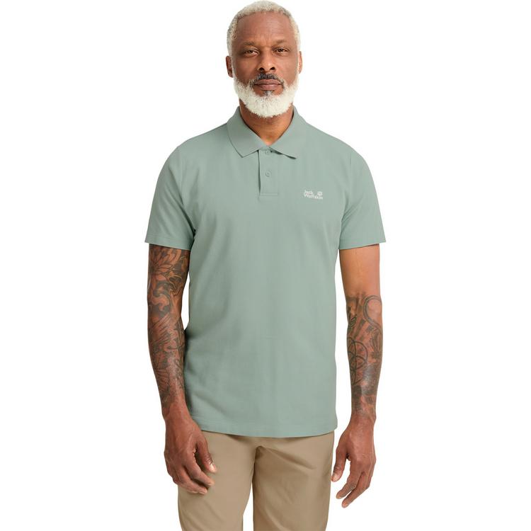 Jack Wolfskin Jack Wolfskin ESSENTIAL POLO M Poloshirt Herren - green zinnia - 0 | SportScheck