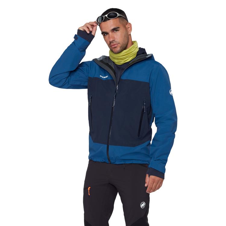 Mammut Mammut Crag HS Hooded Hardshelljacke Herren - tschiel-marine - 0 | SportScheck