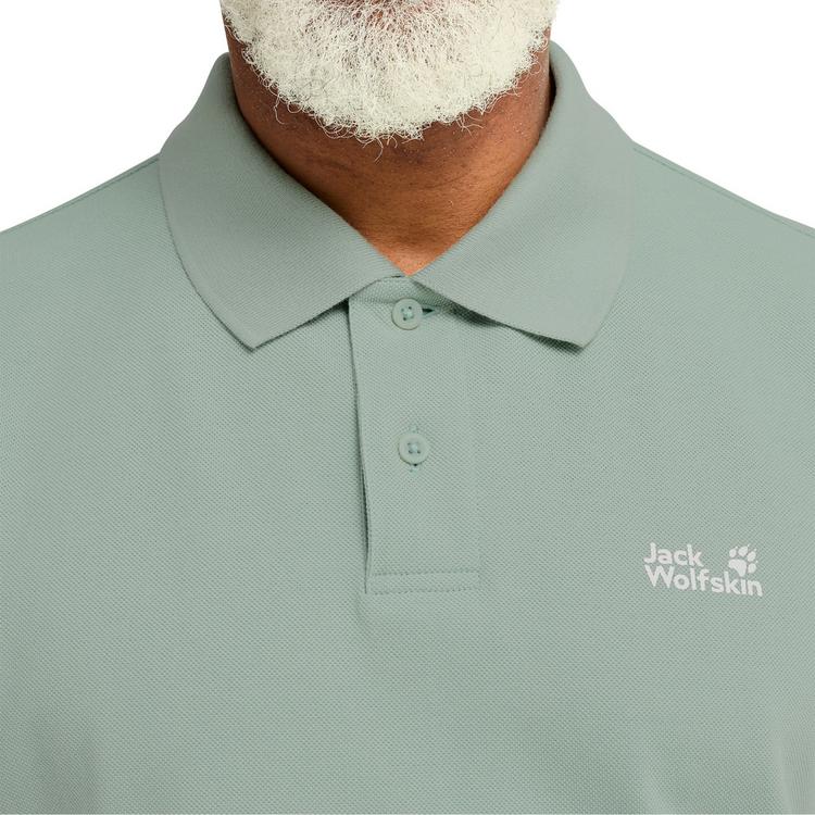 Jack Wolfskin Jack Wolfskin ESSENTIAL POLO M Poloshirt Herren - green zinnia - 0 | SportScheck