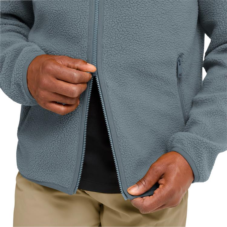 Jack Wolfskin Jack Wolfskin LITE CURL FZ M Fleecejacke Herren - grey odessa - 1 | SportScheck