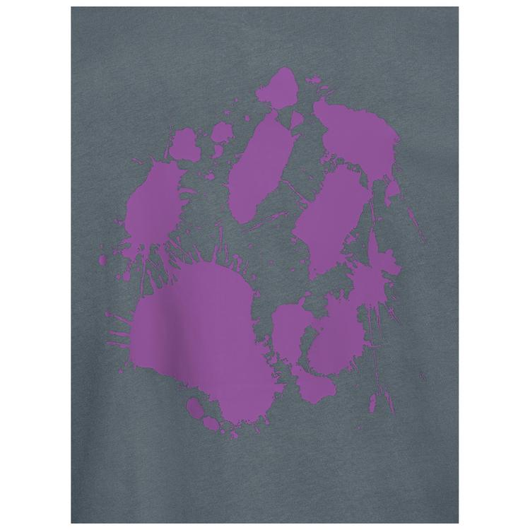 Jack Wolfskin Jack Wolfskin LIVE WILD T T-Shirt - PAW grey odessa - 2 | SportScheck