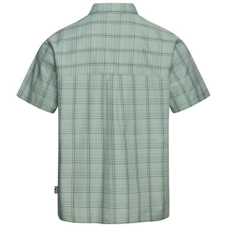 Jack Wolfskin Jack Wolfskin HOT TRAIL SHIRT M Kurzarmhemd Herren - CHECK sago palm - 0 | SportScheck