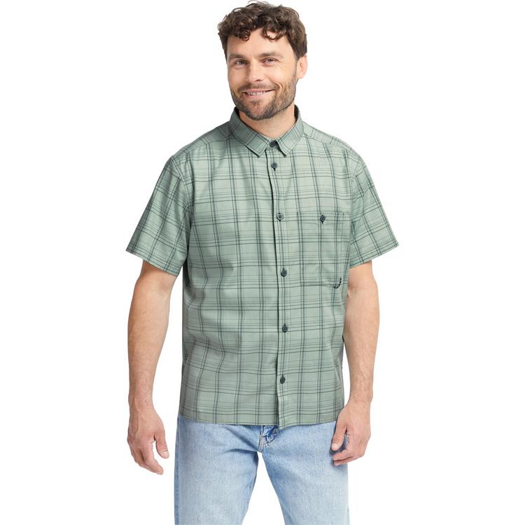 Jack Wolfskin Jack Wolfskin HOT TRAIL SHIRT M Kurzarmhemd Herren - CHECK sago palm - 0 | SportScheck