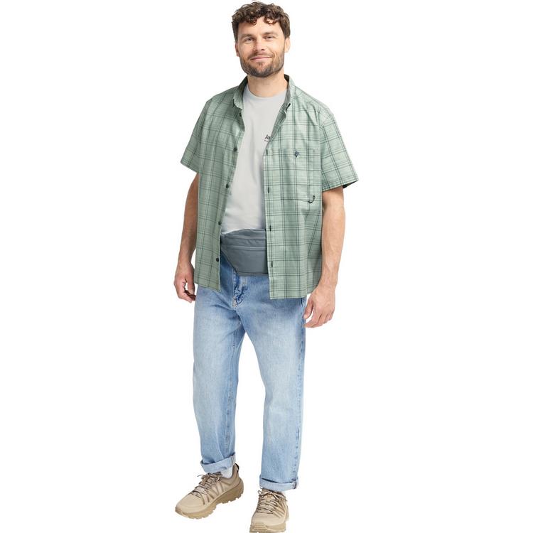 Jack Wolfskin Jack Wolfskin HOT TRAIL SHIRT M Kurzarmhemd Herren - CHECK sago palm - 2 | SportScheck