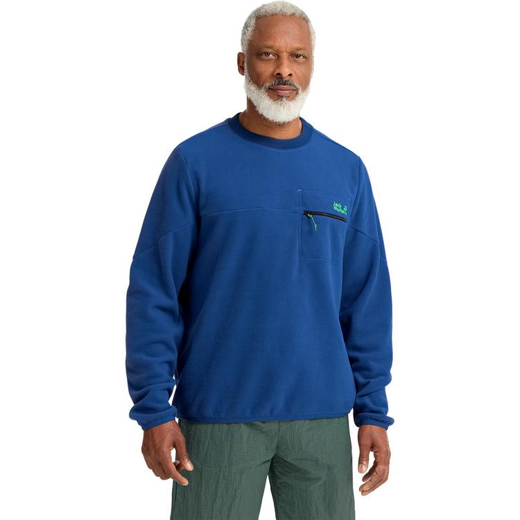 Jack Wolfskin Jack Wolfskin FIND THE WILD CREWNECK M Fleecepullover Herren - blue orchid - 0 | SportScheck
