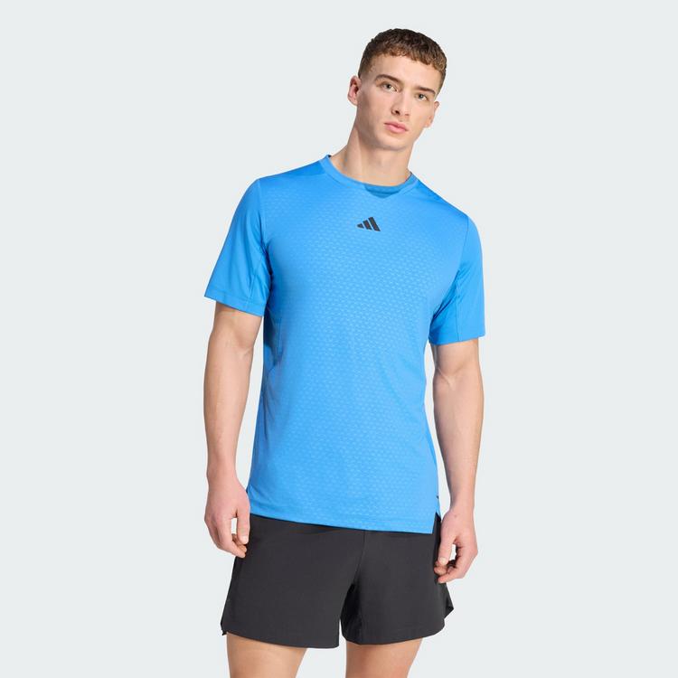 adidas adidas D4T PrimeLift 3-STREIFEN T-SHIRT Funktionsshirt Herren - Ray Blue - 0 | SportScheck