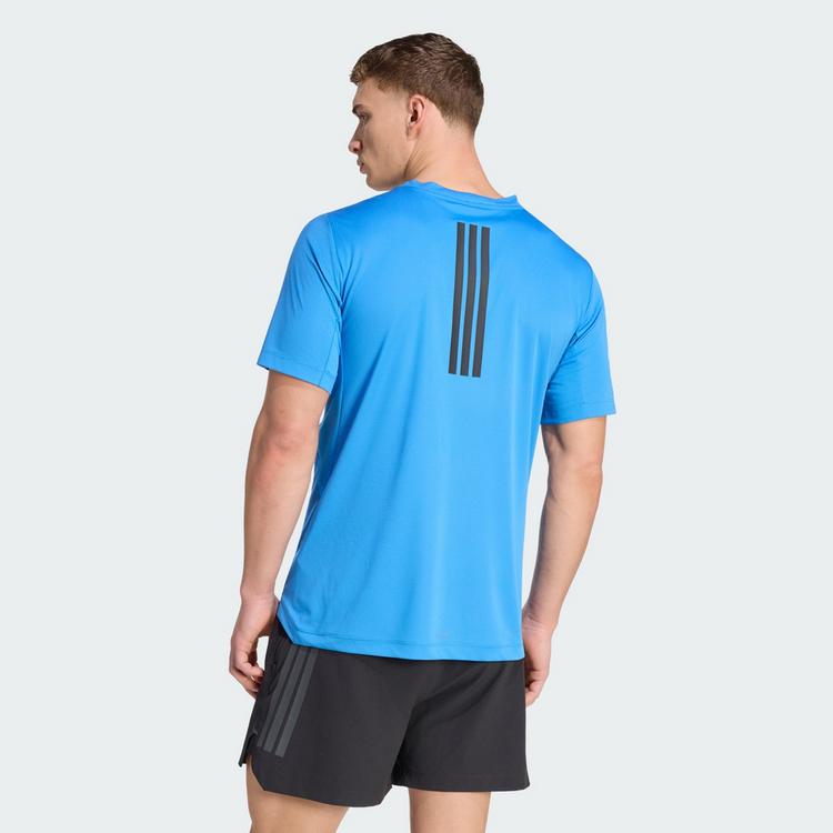 adidas adidas D4T PrimeLift 3-STREIFEN T-SHIRT Funktionsshirt Herren - Ray Blue - 1 | SportScheck