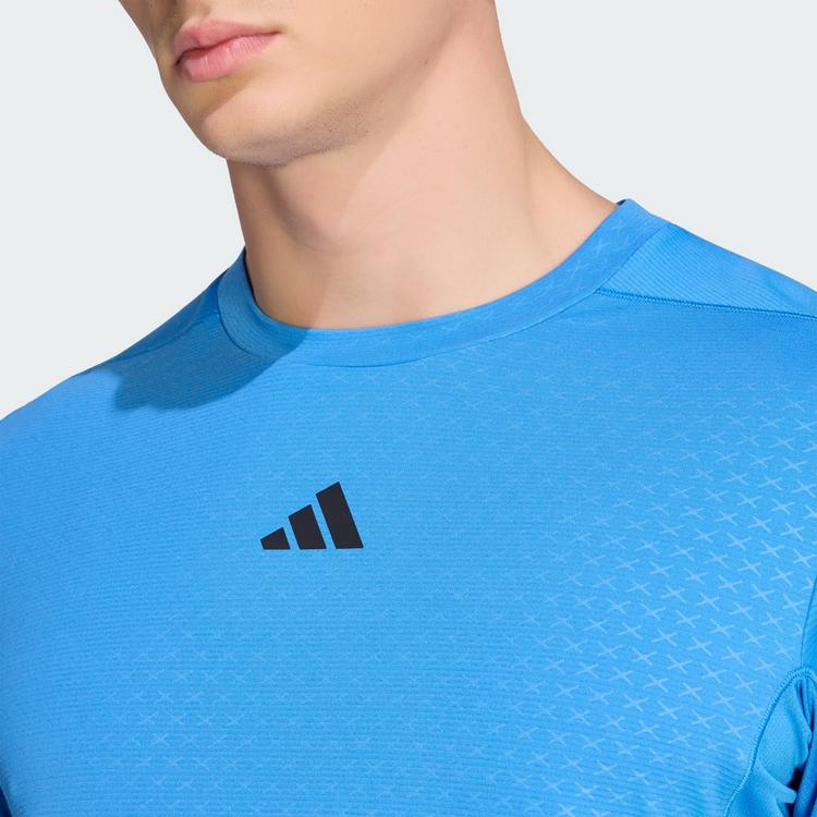 adidas adidas D4T PrimeLift 3-STREIFEN T-SHIRT Funktionsshirt Herren - Ray Blue - 0 | SportScheck