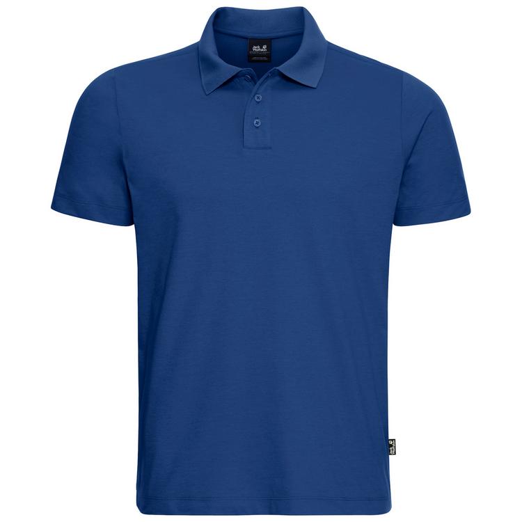 Jack Wolfskin Jack Wolfskin TRAVEL POLO M Poloshirt Herren - blue orchid - 0 | SportScheck