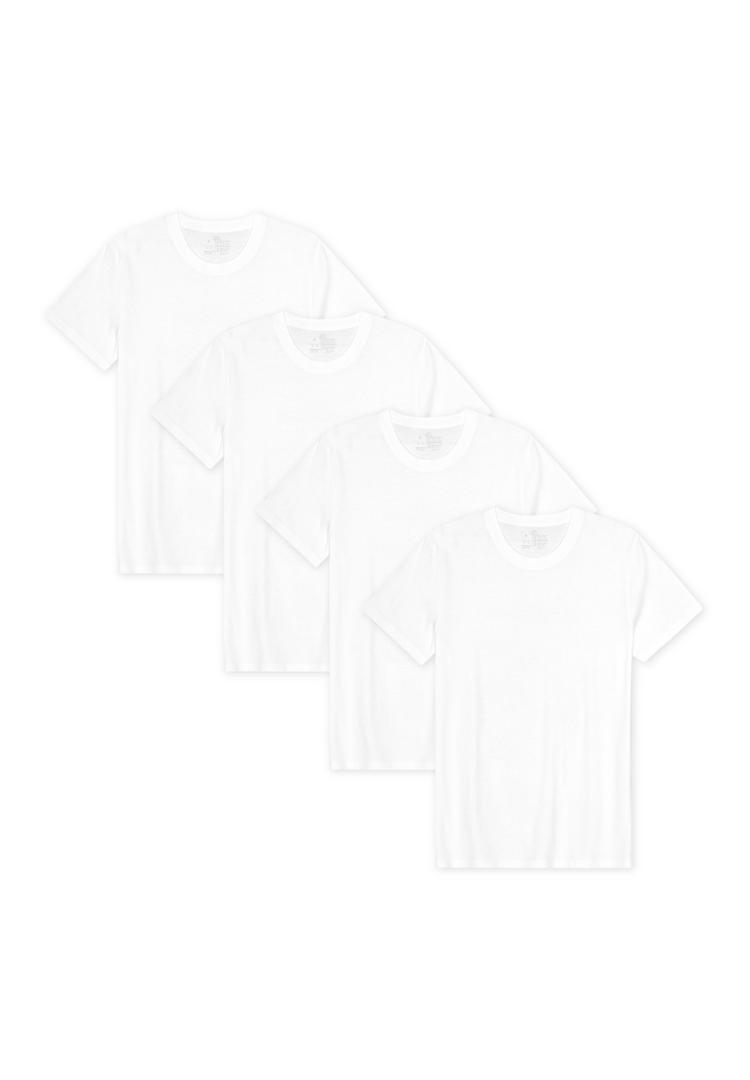 DANISH ENDURANCE DANISH ENDURANCE Basic Crew Neck T-Shirt Herren - wei&szlig; - 0 | SportScheck