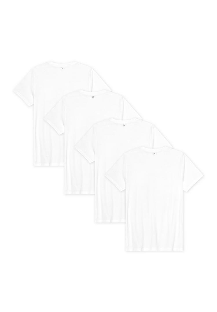 DANISH ENDURANCE DANISH ENDURANCE Basic Crew Neck T-Shirt Herren - wei&szlig; - 0 | SportScheck