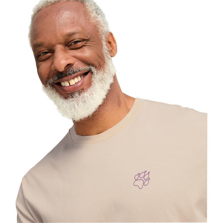 Jack Wolfskin Jack Wolfskin CELEBRATE THE PAW T M T-Shirt Herren - PAW TRAIL oyster - 0 | SportScheck