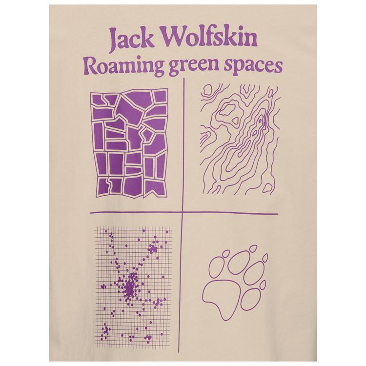 Jack Wolfskin Jack Wolfskin CELEBRATE THE PAW T M T-Shirt Herren - PAW TRAIL oyster - 2 | SportScheck