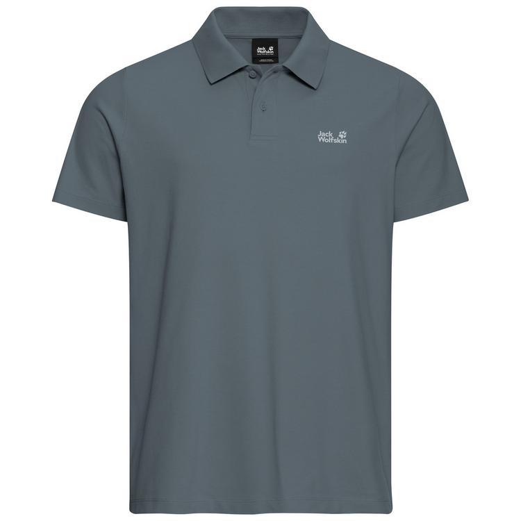 Jack Wolfskin Jack Wolfskin ESSENTIAL POLO M Poloshirt Herren - grey odessa - 0 | SportScheck