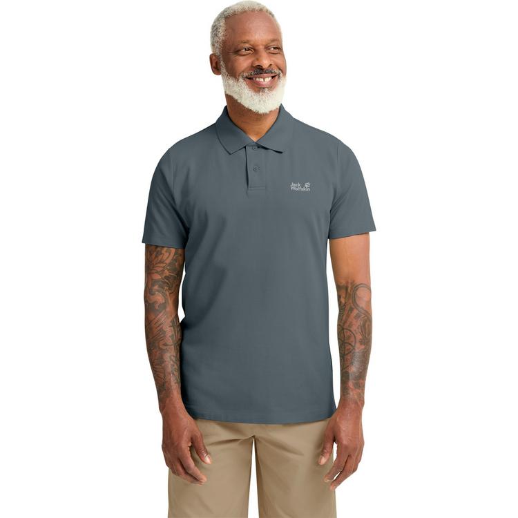 Jack Wolfskin Jack Wolfskin ESSENTIAL POLO M Poloshirt Herren - grey odessa - 0 | SportScheck