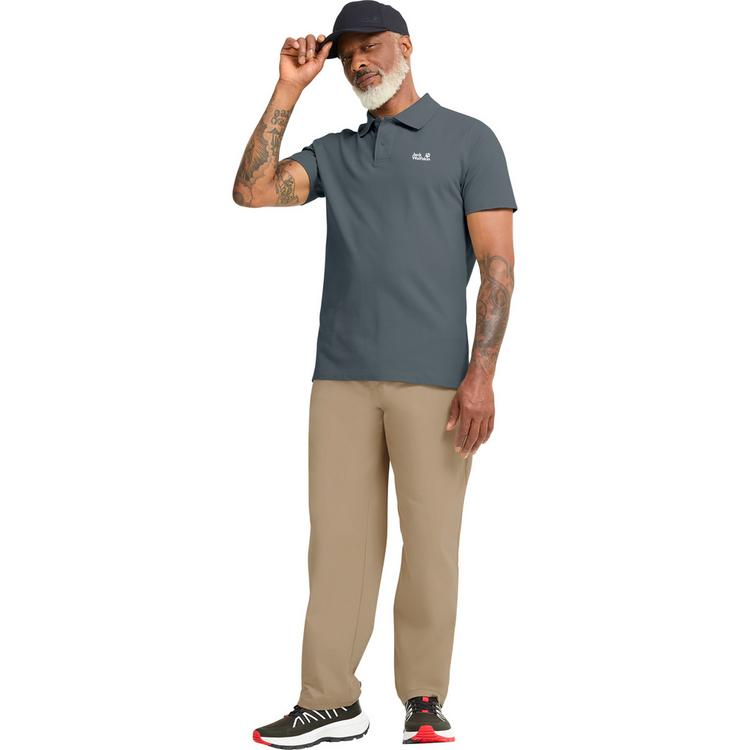 Jack Wolfskin Jack Wolfskin ESSENTIAL POLO M Poloshirt Herren - grey odessa - 2 | SportScheck