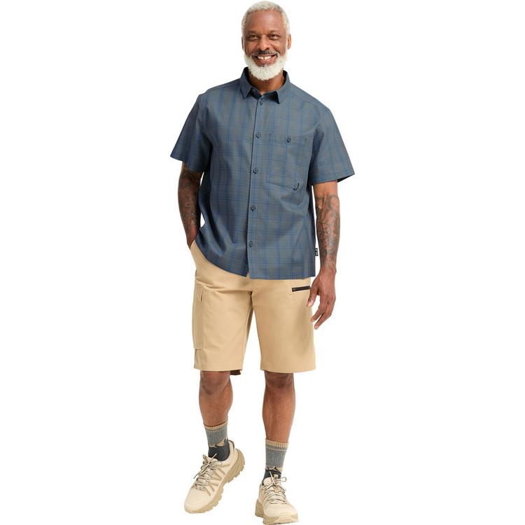 Jack Wolfskin Jack Wolfskin HOT TRAIL SHIRT M Kurzarmhemd Herren - CHECK blue orchid - 2 | SportScheck