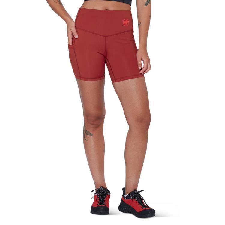 Mammut Mammut Massone Short Tights Lauftights Damen - dark mammut red - 0 | SportScheck