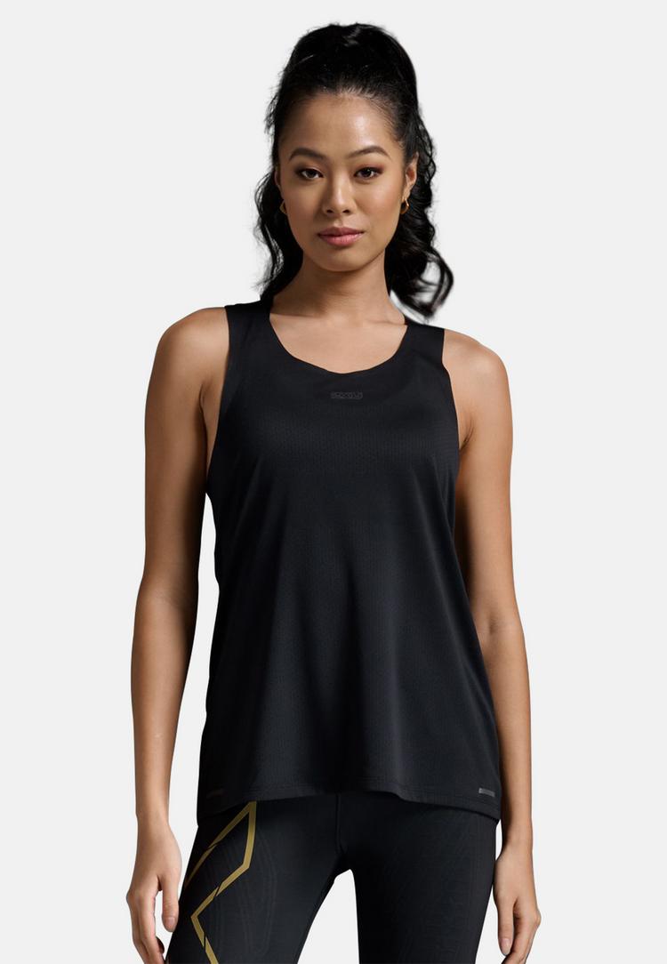 2XU 2XU Light Speed Tech Singlet Funktionsshirt Damen - black-black reflective - 0 | SportScheck