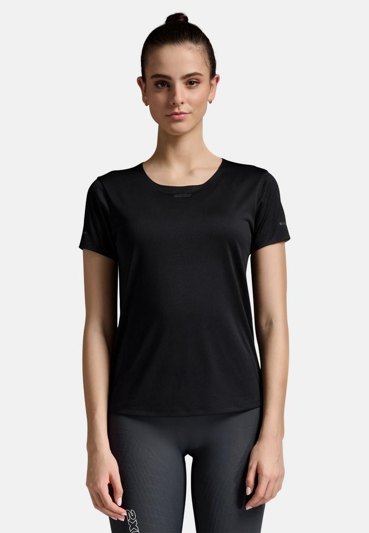 2XU 2XU Light Speed Tech Tee Funktionsshirt Damen - black-black reflective - 4 | SportScheck