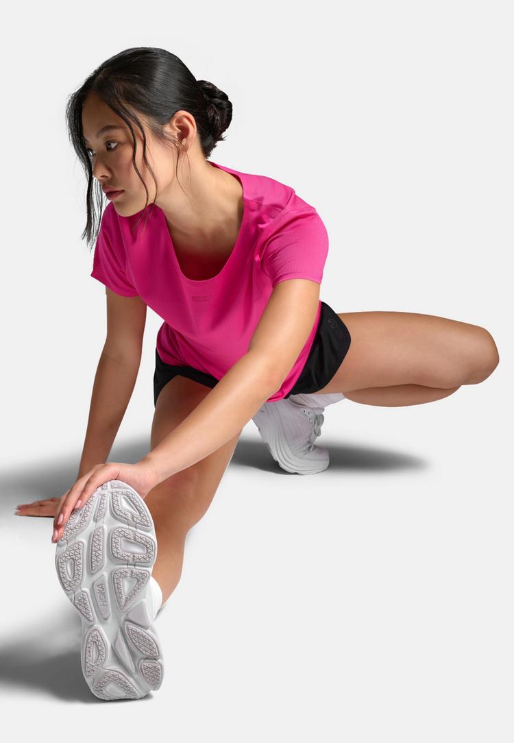 2XU 2XU Light Speed Tech Tee Funktionsshirt Damen - fuchsia-fuchsia reflective - 4 | SportScheck