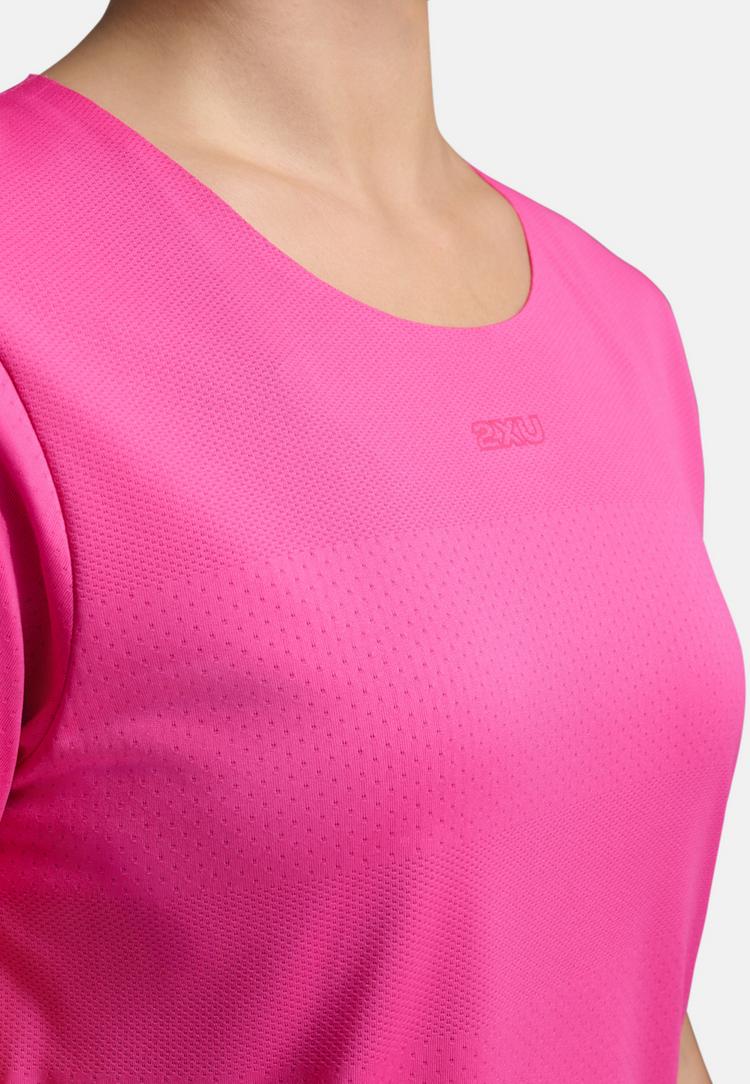 2XU 2XU Light Speed Tech Tee Funktionsshirt Damen - fuchsia-fuchsia reflective - 5 | SportScheck