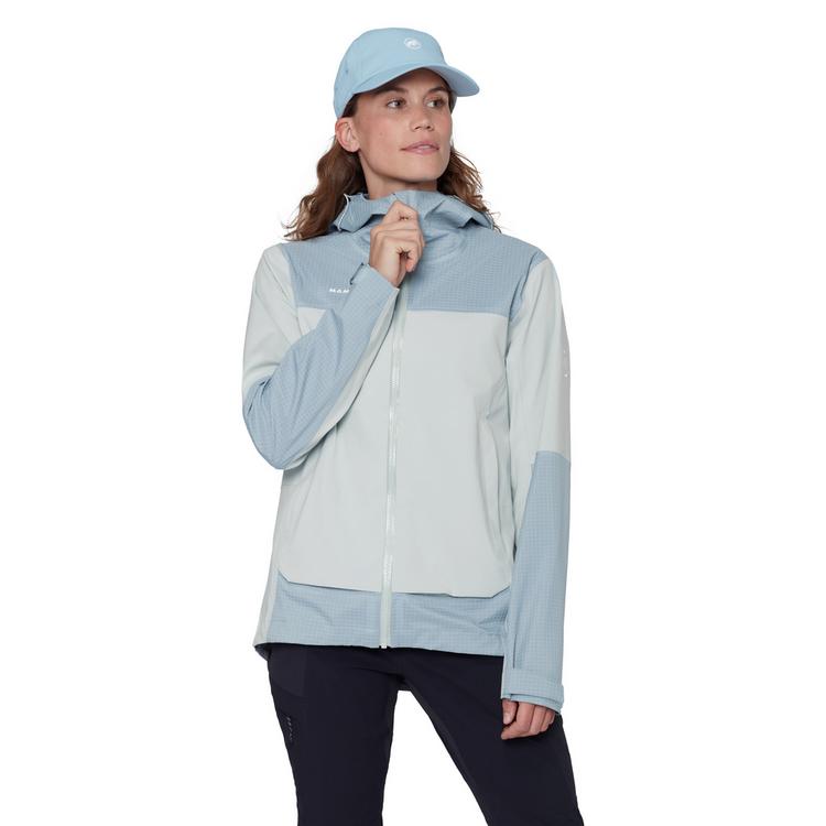Mammut Mammut Ducan Guide HS Hooded Hardshelljacke Damen - silver sage-nebla - 0 | SportScheck